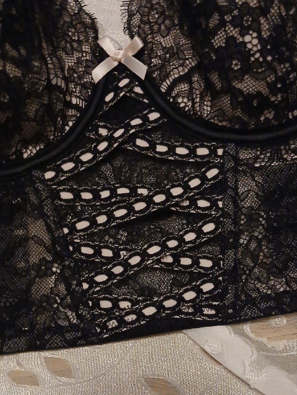 Victorias Secret Dream Angels Heritage Bow Slot Bustier - Picture 3 of 11